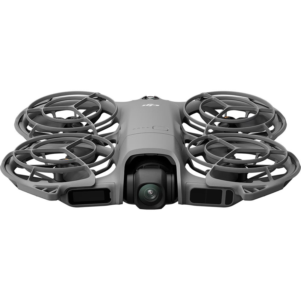 DJI Neo 2 compact drone used for motorcycle filming