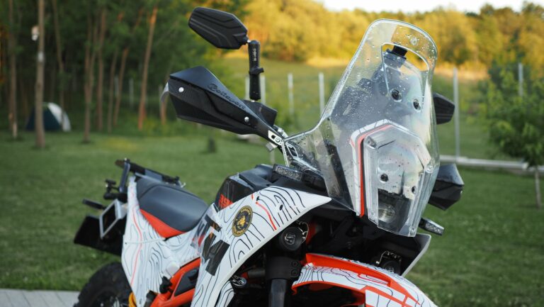 KTM 390 Adventure R front view
