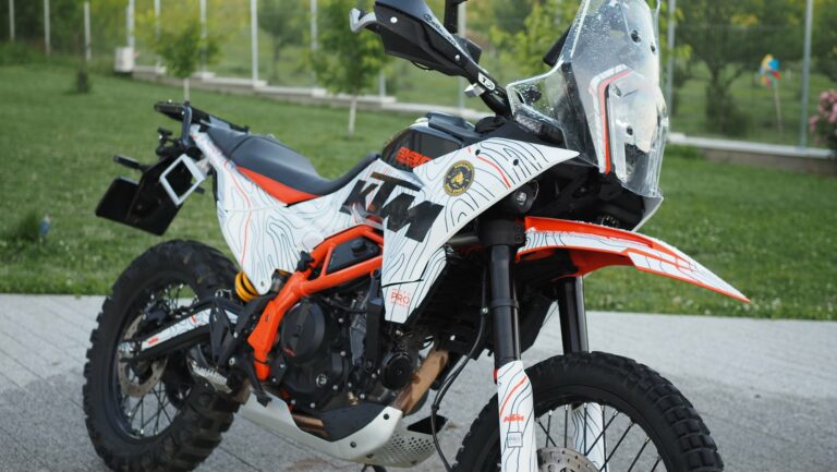 KTM 390 Adventure R side view