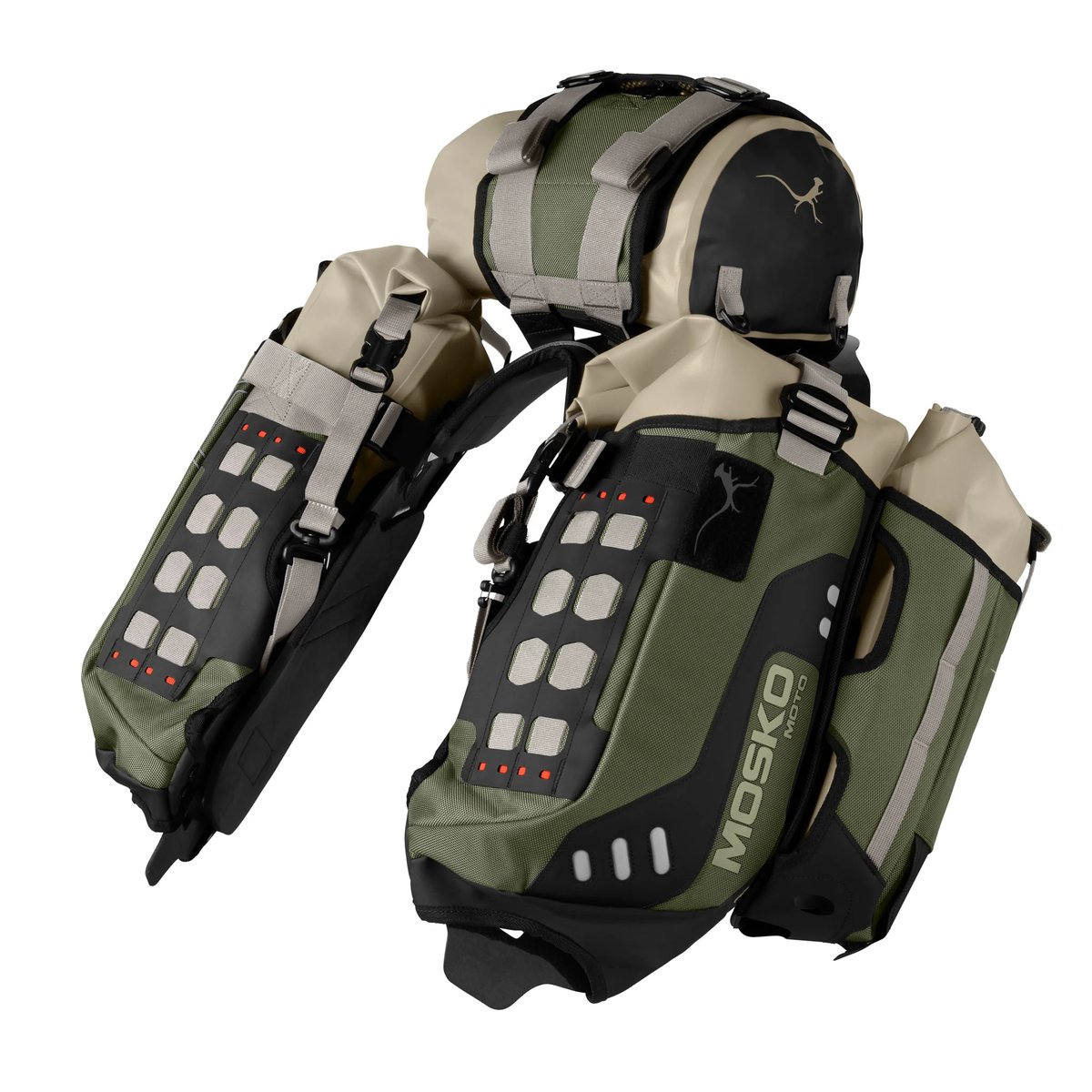 Mosko Moto Reckless 40L soft panniers in Woodland