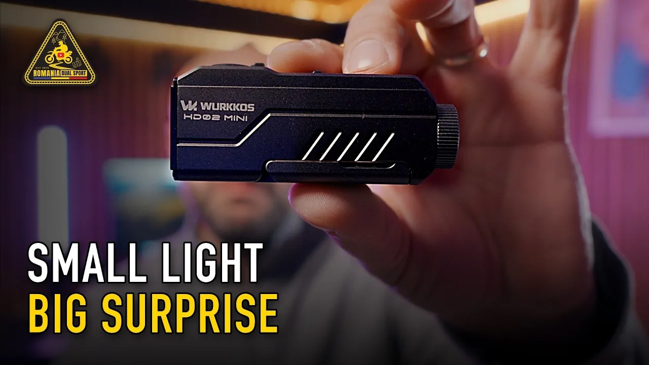 YouTube thumbnail: Wurkkos HD02 Mini Review: Tiny EDC Light for Camping & Moto